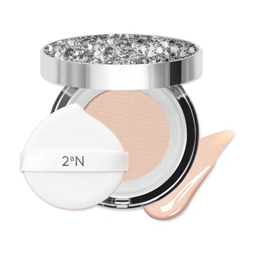 2aN Gleaming Tension Pact Cushion Foundation - No21 Light Beige 13 gr - 2aN