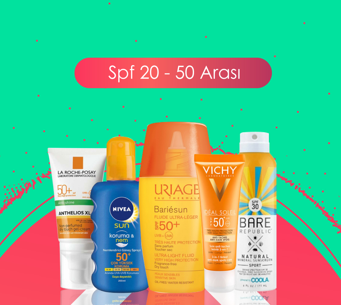 SPF20-50 Arası SPF20-50 Arası