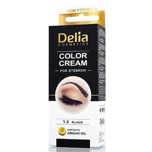 Delia Cream For Eyebrows 1.0 Black With Argan Oil