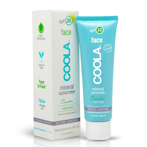 Coola Mineral Face Sunscreen Cucumber Matte Finish