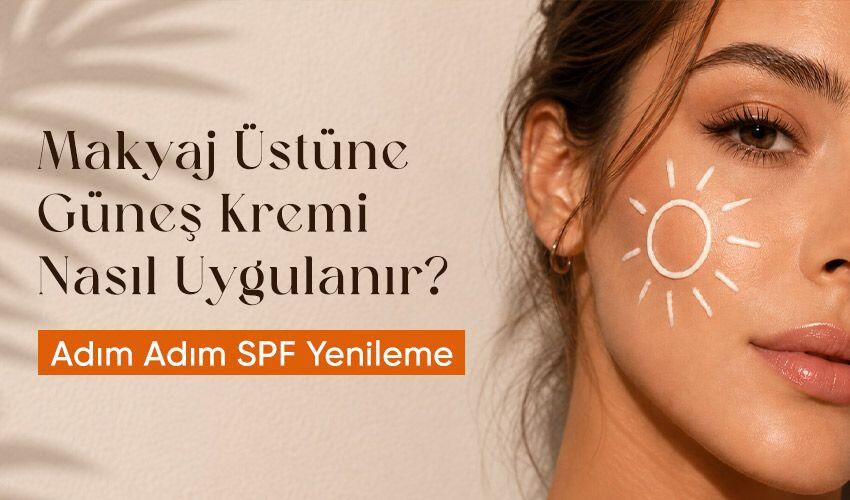 Makyaj Üstüne Güneş Kremi Nasıl Uygulanır? Adım Adım SPF Yenileme