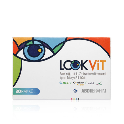 Abdi İbrahim Lookvit Takviye Edici Gıda 30 Kapsül - 1