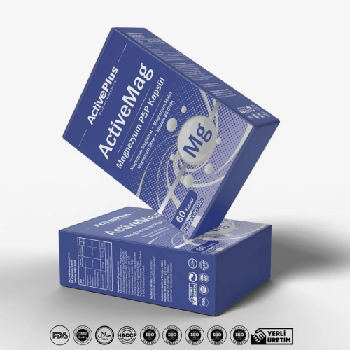 Active Plus ActiveMag Magnezyum P5P 60 Kapsül - 2
