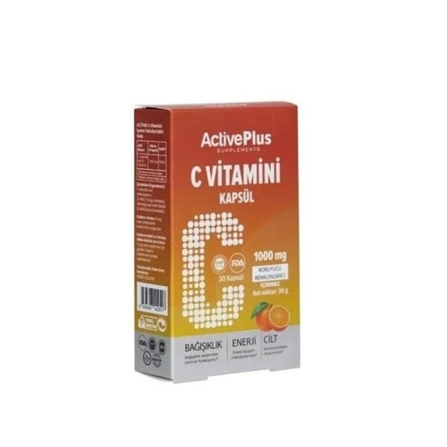 Active Plus C Vitamini 30 Kapsül - ActivePlus