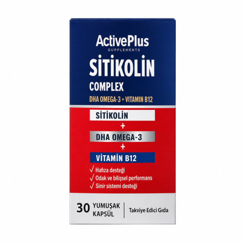 Active Plus Citicoline Complex Takviye Edici Gıda 30 Kapsül - Active Plus