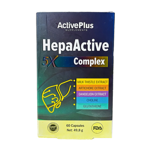 Active Plus HepaActive 5X Complex 60 Kapsül - Active Plus