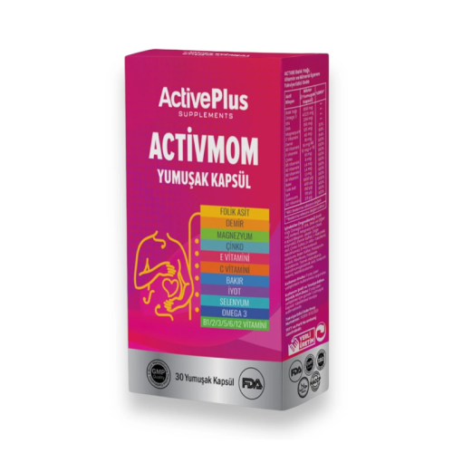 Activeplus Activemom Takviye Edici Gıda 30 Yumuşak Kapsül - 1
