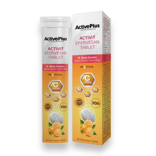 ActivePlus Activit Takviye Edici Gıda 20 Efervesan Tablet - Active Plus