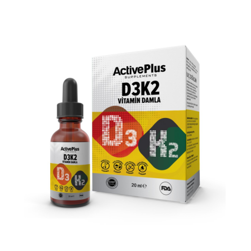 ActivePlus D3K2 Damla Takviye Edici Gıda 20 ml - 1