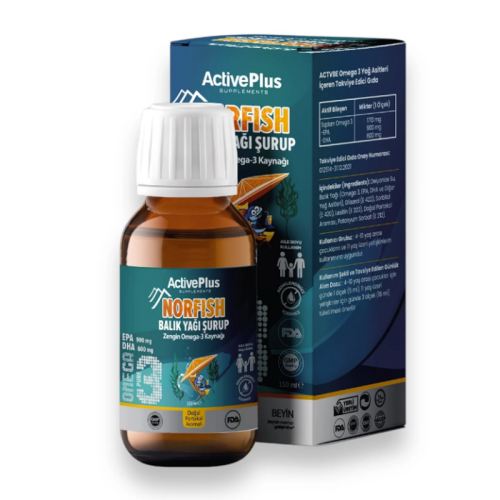 ActivePlus Norfish Balık Yağı Şurup 150 ml - 1