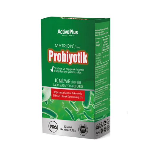 ActivePlus Probiyotik İçeren Takviye Edici Gıda 20 Kapsül - 1
