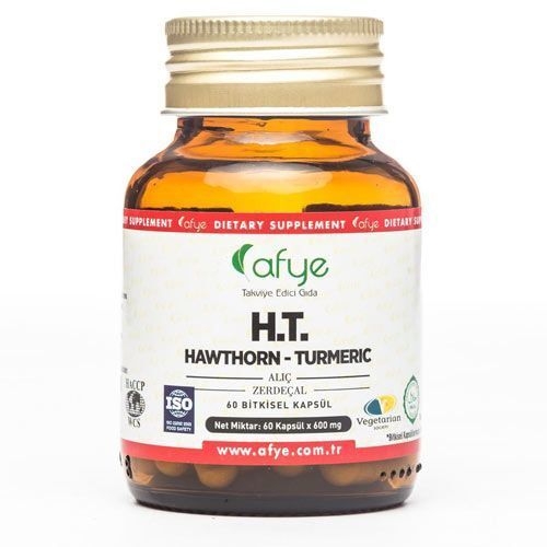 Afye Hawthorn Turmeric 60 kapsül - Afye