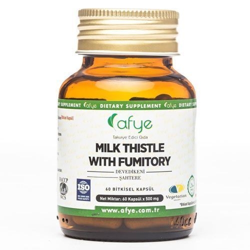Afye Milk Thistle with Fumitory 60 kapsül - Afye