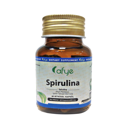 Afye Spirulina Takviye Edici Gıda 60 Kapsül - 1