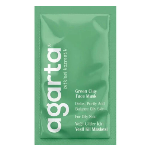 Agarta Doğal Yeşil Kil Maskesi Tek Kullanımlık 10 gr - Agarta