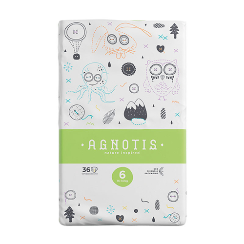 Agnotis Baby Bebek Bezi No6 - 36'lı Paket - Agnotis