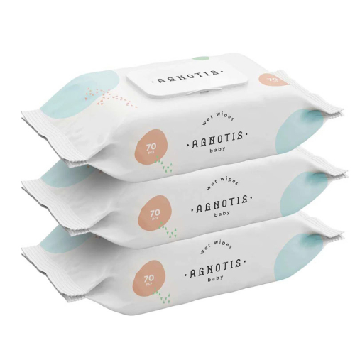 Agnotis Baby Islak Mendil 70 Yaprak - 3'lü Paket - Agnotis