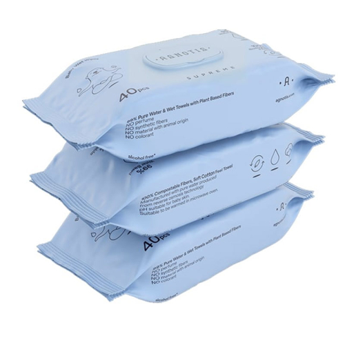 Agnotis Supreme Wet Wipes %99 Su İçeren Islak Mendil 40 Yaprak - 2'li Paket - Agnotis