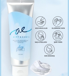 Airy Easy Glossy Gel Parlak ve Güçlü Saç Şekillendirici 100 ml - 2
