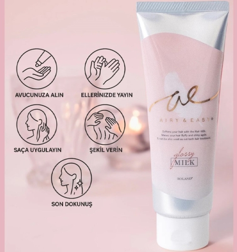 Airy Easy Glossy Hair Milk Jelly Besleyici ve Parlak Saç Şekillendirici 100 ml - 2
