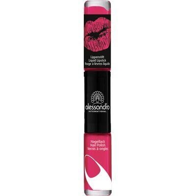 Alessandro Perfect Pair 2 in 1 Liquid Lipstick 6 ml & Nail Polish 4 ml - 141 - Alessandro