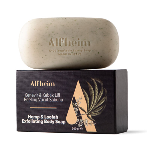 Alfheim Kenevir ve Kabak Lifi Peeling Vücut Sabunu 300 gr - Alfheim