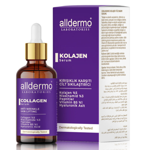 Alldermo Collagen Canlandırıcı Kolajen Yüz Bakım Serumu 30 ml - Alldermo
