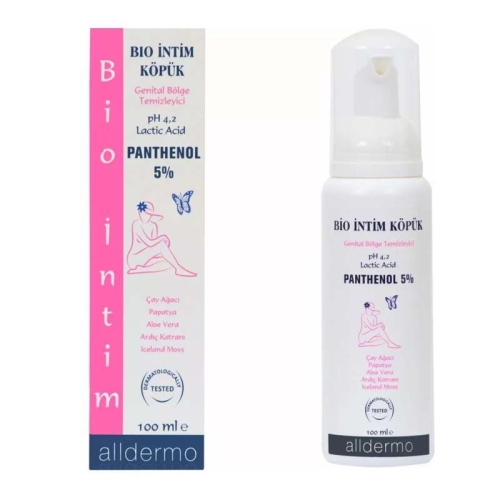 Alldermo Panthenol Bio İntim Köpük 100ml - 1