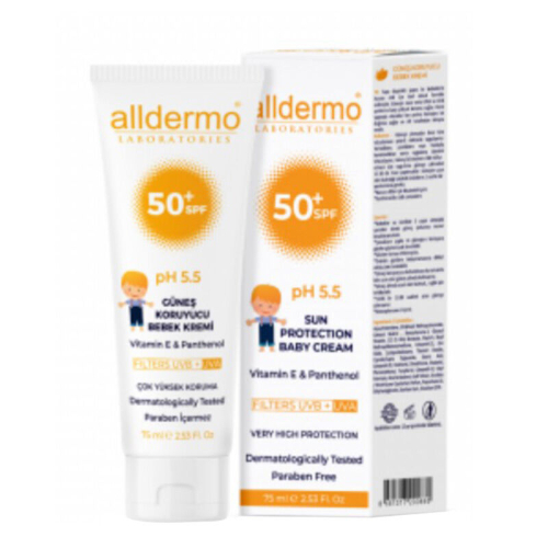 Alldermo pH 5.5 Güneş Koruyucu Krem Spf50+ 75 ml - Alldermo