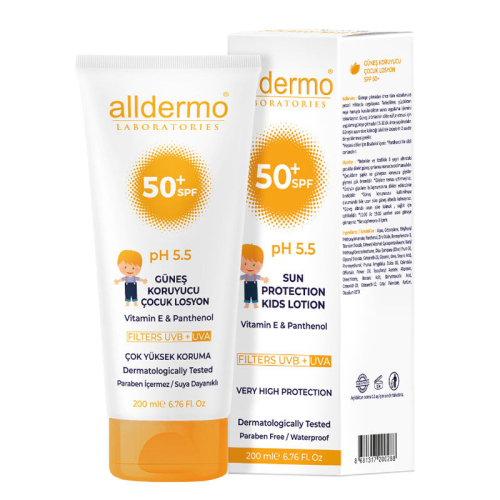Alldermo SPF 50 200ml Çocuk Güneş Koruyucu Losyon - 2