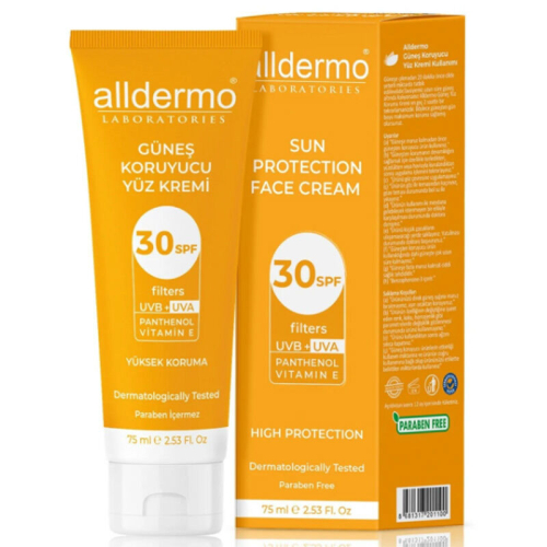Alldermo Sun Güneş Koruyucu Yüz Kremi 75 ml - Alldermo