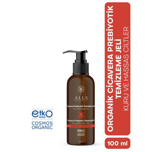 Alls Biocosmetics Organik CicaVera Prebiyotik Temizleme Jeli 100 ml - 2