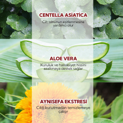 Alls Biocosmetics Organik CicaVera Prebiyotik Temizleme Jeli 200 ml - 4