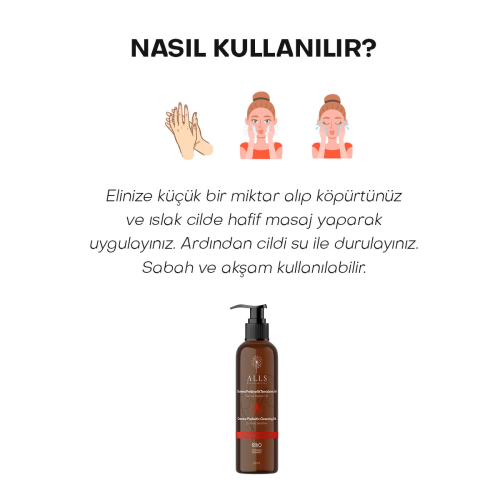 Alls Biocosmetics Organik CicaVera Prebiyotik Temizleme Jeli 200 ml - 5