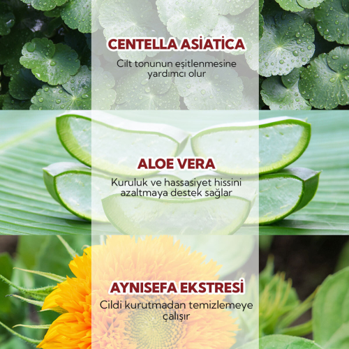 Alls Biocosmetics Organik CicaVera Prebiyotik Temizleme Jeli 50 ml - 4