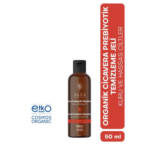 Alls Biocosmetics Organik CicaVera Prebiyotik Temizleme Jeli 50 ml - 2