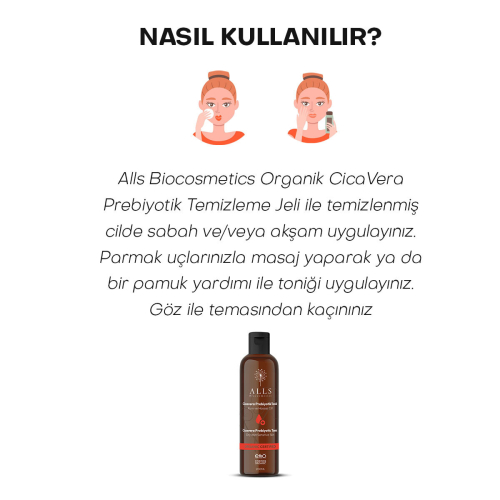 Alls Biocosmetics Organik CicaVera Prebiyotik Tonik 200 ml - 4