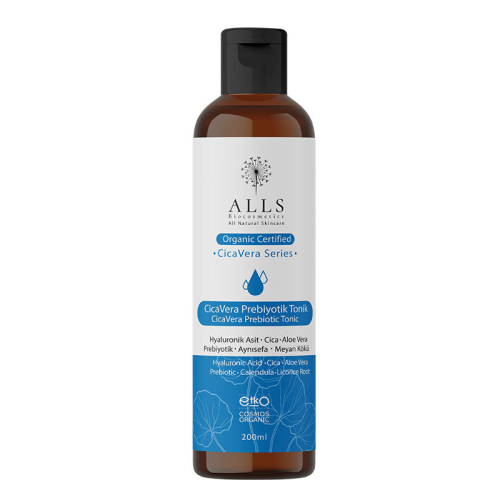 Alls Biocosmetics Organik CicaVera Prebiyotik Tonik 200 ml - Alls Biocosmetics