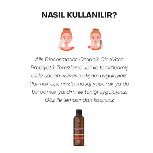 Alls Biocosmetics Organik CicaVera Prebiyotik Tonik 50 ml - 5