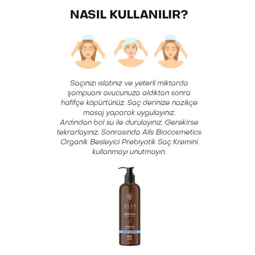 Alls Biocosmetics Organik Dökülme Karşıtı Prebiyotik Şampuan 350 ml - 5