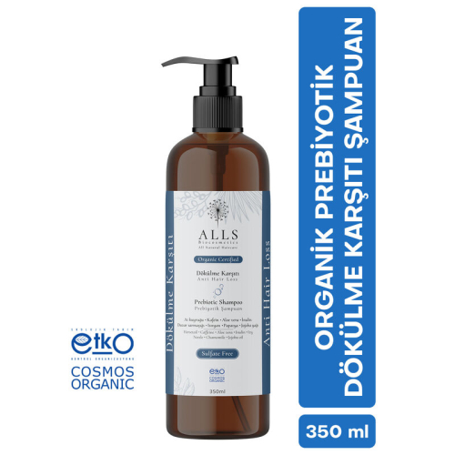 Alls Biocosmetics Organik Dökülme Karşıtı Prebiyotik Şampuan 350 ml - 2