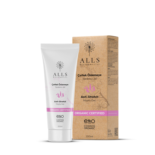 Alls Biocosmetics Organik Anti Stretch Mark Çatlak Önlemeye Yardımcı Jel 200 ml - Alls Biocosmetics