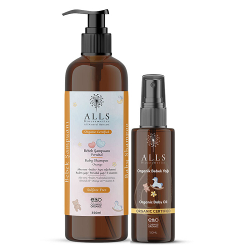 Alls Biocosmetics Organik Bebek Bakım Seti 1 - Alls Biocosmetics