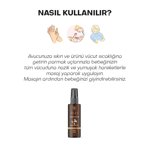 Alls Biocosmetics Organik Bebek Yağı 150 ml - 5