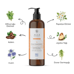 Alls Biocosmetics Organik Besleyici Prebiyotik Saç Kremi 350 ml - 9