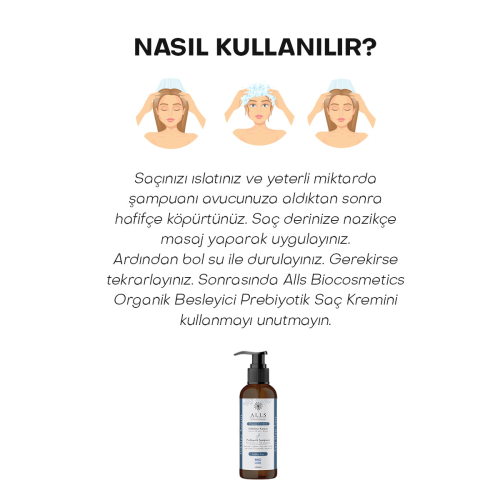 Alls Biocosmetics Organik Dökülme Karşıtı Prebiyotik Şampuan 100 ml - 5