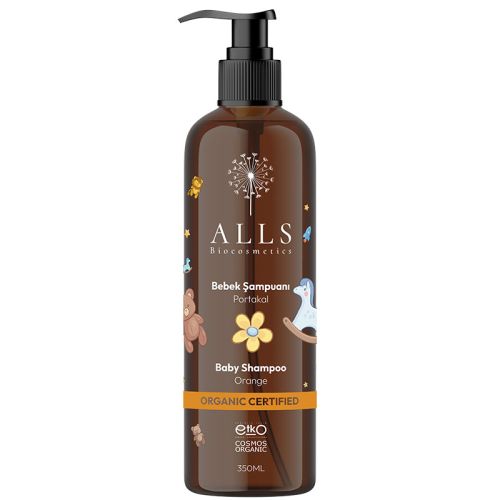 Alls Biocosmetics Organik Portakallı Bebek Şampuanı 350 ml - Alls Biocosmetics