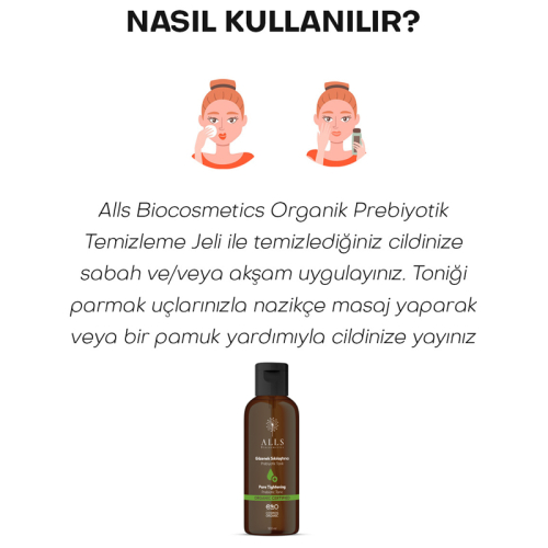 Alls Biocosmetics Organik Prebiyotik Gözenek Sıkılaştırıcı Tonik 100 ml - 4