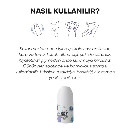Alls Biocosmetics Organik Prebiyotik Roll on Deodorant 75 ml - Erkekler İçin - 5