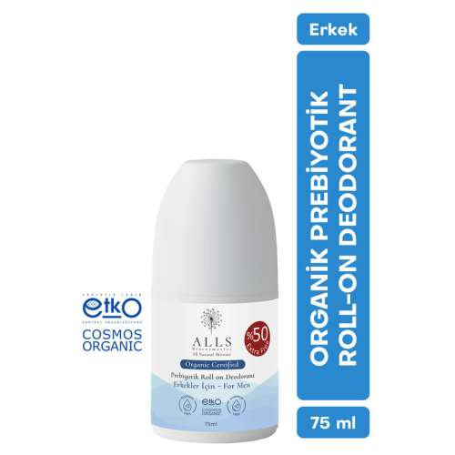 Alls Biocosmetics Organik Prebiyotik Roll on Deodorant 75 ml - Erkekler İçin - 4